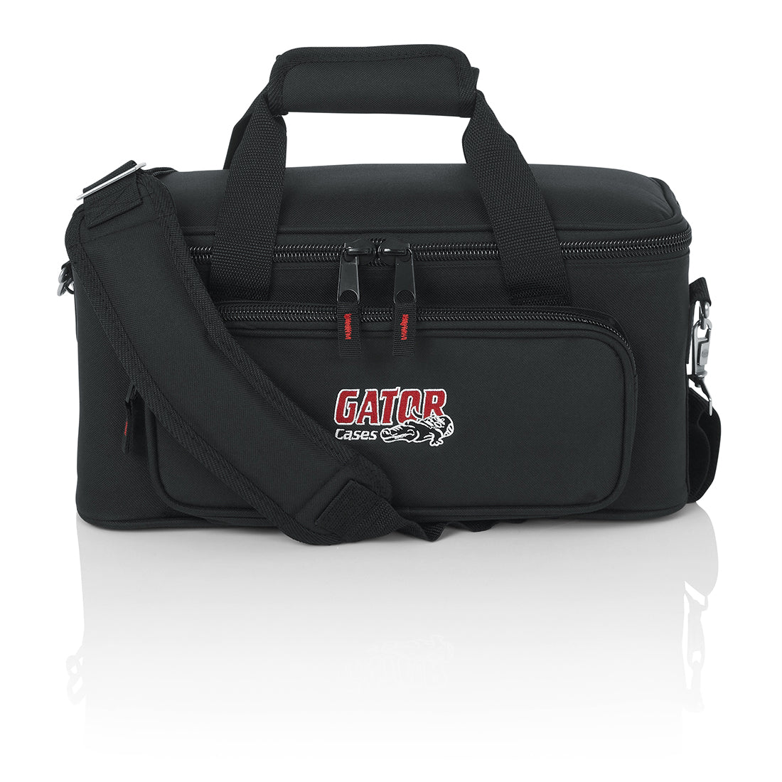 Gator Cases GM-12B Padded Bag for Up to 12 Mics with Exterior Pockets for Cables