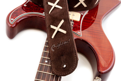 Right On Straps LEGEND D.G Brown Gilmour Guitar Strap