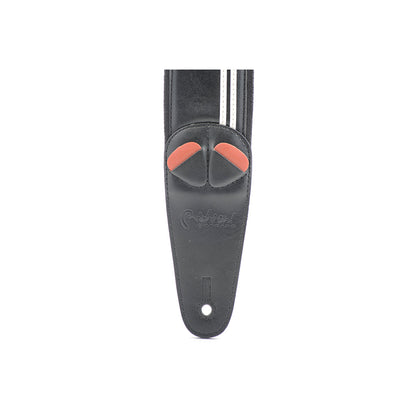 Right On Straps MOJO Race Black Guitar Strap