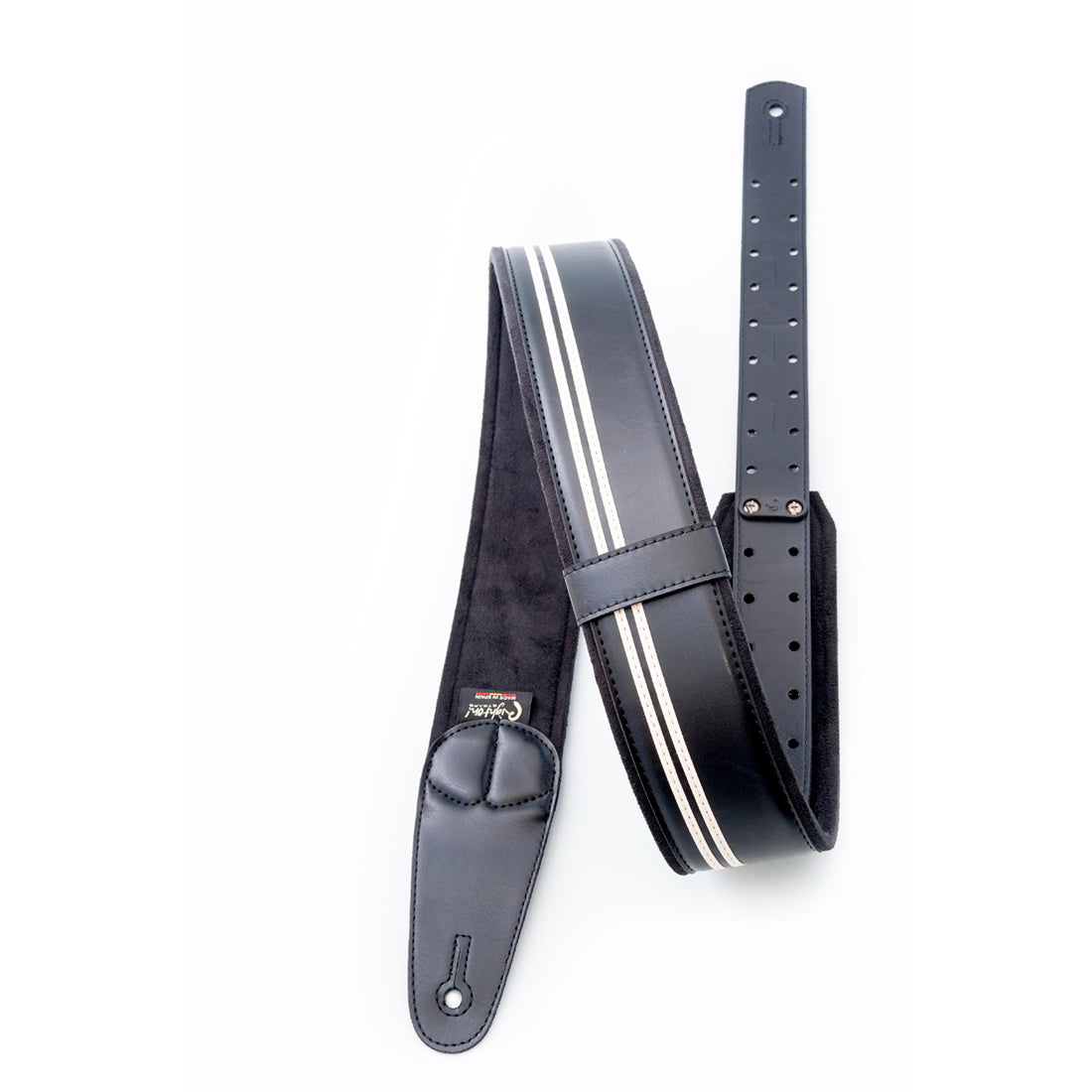 Right On Straps MOJO Race Black Guitar Strap