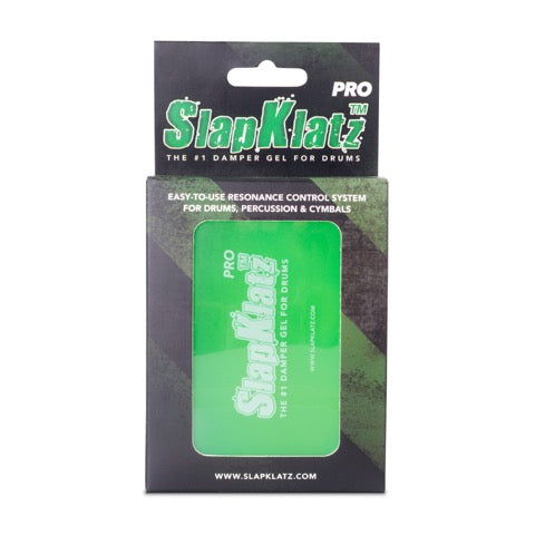 SlapKlatz Damper Gel PRO 10 Gel Pads - Alien Green w/container